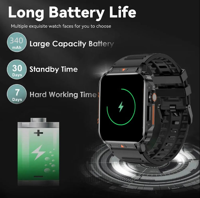L81 Outdoor Sports Smartwatch - Waterproof Fitness Tracker
