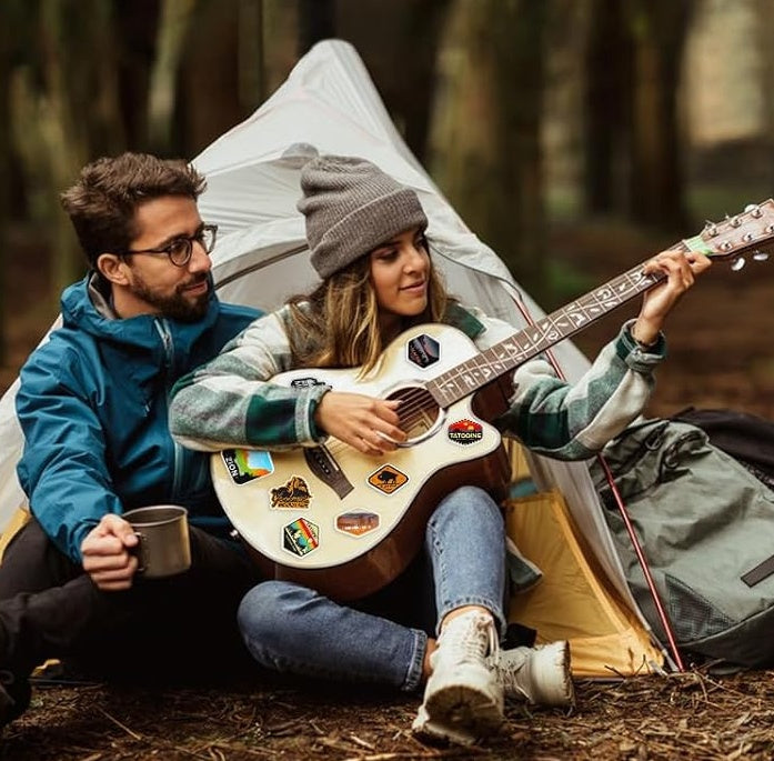 100 National Parks Stickers - Waterproof Vinyl Decals Set