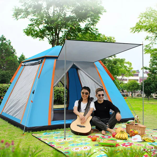 4-5 Person Camping Tent - Waterproof Family Tent Mosquito Nets