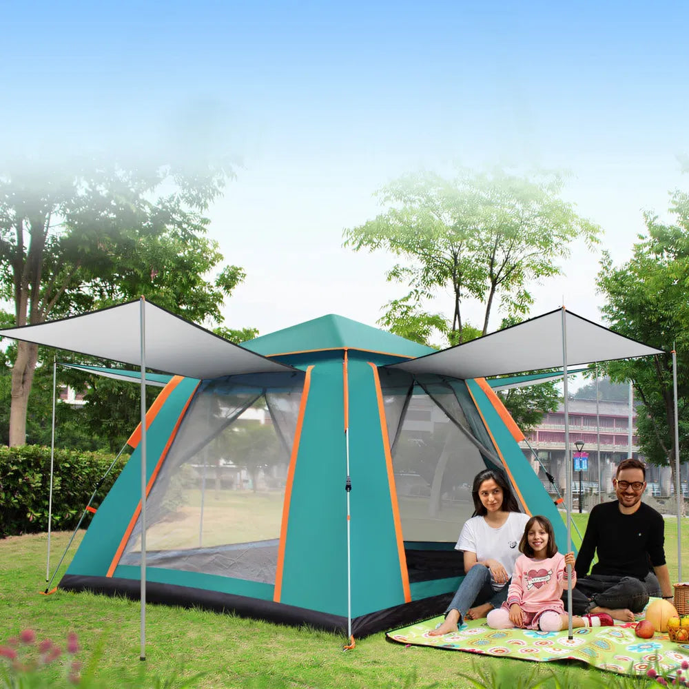 4-5 Person Camping Tent - Waterproof Family Tent Mosquito Nets