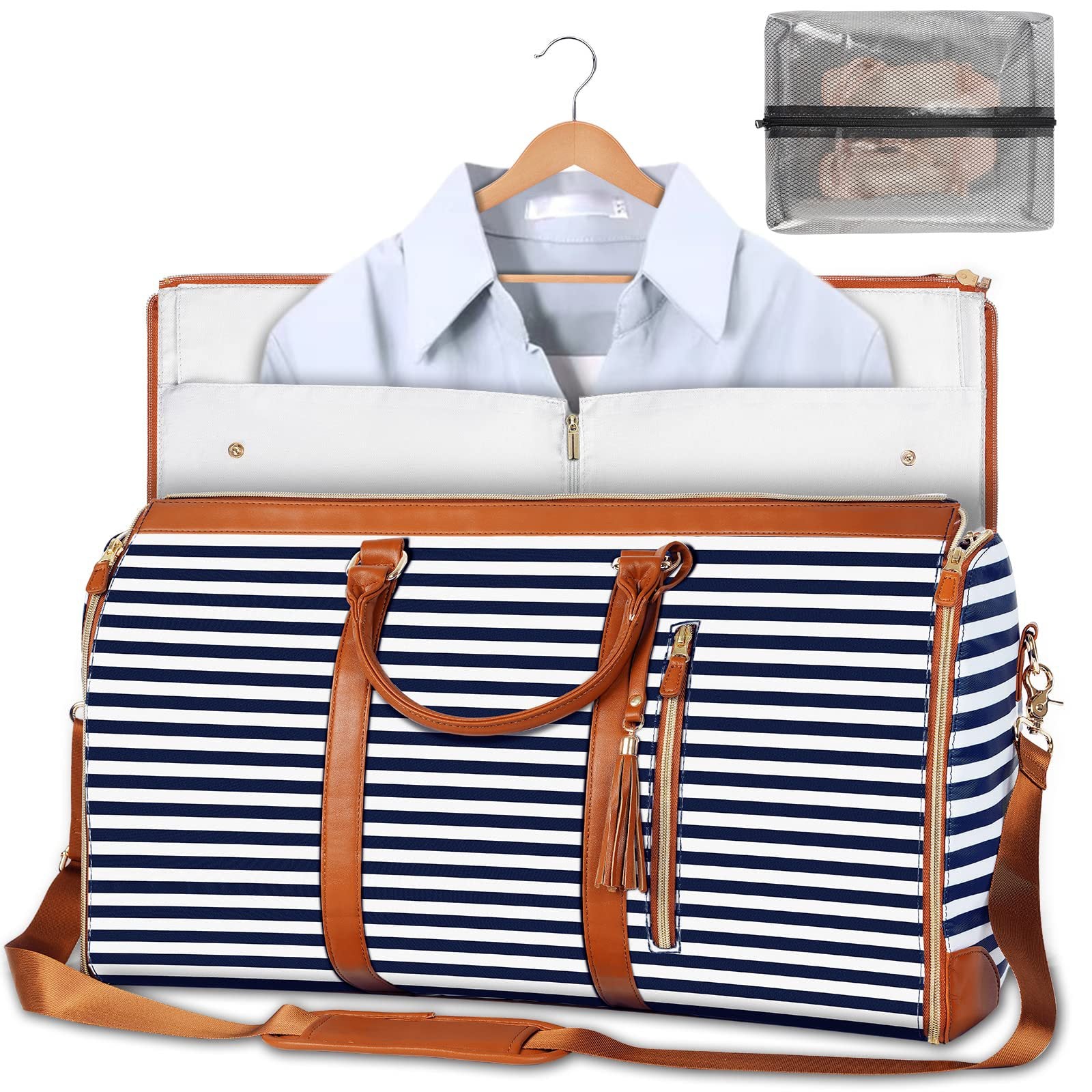 Waterproof Travel Duffle Bag - Foldable Weekender Tote